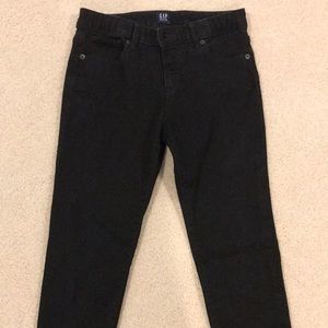 GAP denim ‘Stretch Super Skinny’ black jeans, Size 14R